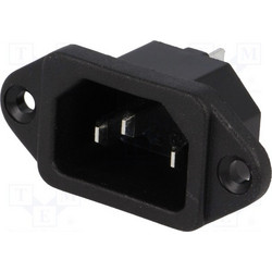 3pin Male Power Plug C13 Βύσμα Πλακέτας-Πλαισίου Αρσενικό