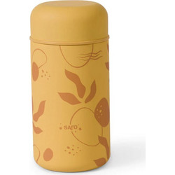 Saro Βρεφικό Θερμός Φαγητού Ανοξείδωτο Leaves Ochre 500ml