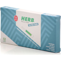 Vican Herb Micro Filter Ultra Thin 5.2mm - 6.2mm (12τμχ) - Πίπες Slim ή Στριφτών Τσιγάρων