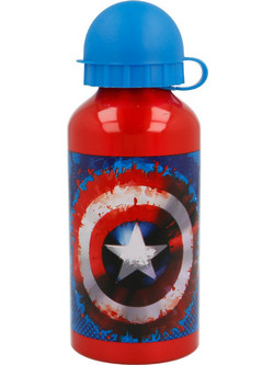 Stor Captain America Icon Παιδικό Μπουκάλι Θερμός Αλουμινίου BPA Free Κόκκινο 400ml 169344