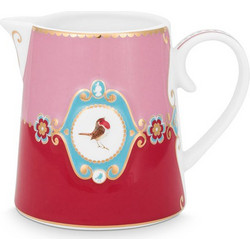 PIP STUDIO ΓΑΛΑΤΙΕΡΑ ΜΙΚΡΗ LOVE BIRDS MEDALLION ΚΟΚΚΙΝΗ/ΡΟΖ 270 ML - 51007009