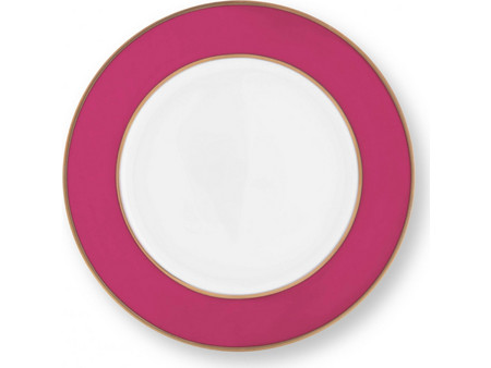 Pip Studio Πιάτο Ρηχό Πορσελάνης Chique Ροζ 17cm 51001352