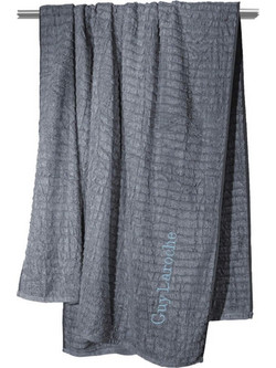 Guy Laroche Resort Πετσέτα Θαλάσσης Ανθρακί 90x180cm