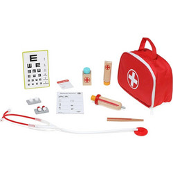 Kiokids Ξύλινο Παιχνίδι Σετ Γιατρού με Βαλιτσάκι