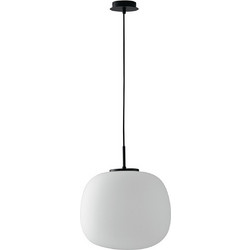 Fan Europe Tolomeo-S39 Κρεμαστό Φωτιστικό Οροφής Μονόφωτο E27 Μαύρο
