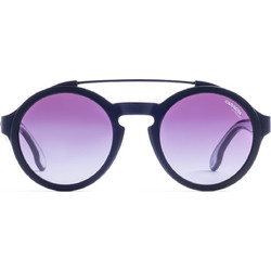 Carrera CA1002/S 0039 Γυναικεία Γυαλιά Ηλίου Στρογγυλά Κοκάλινα Μαύρα με Μωβ Polarized Φακό