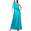 My Tiffany Wearables Maxi Καλοκαιρινό Φόρεμα για Γάμο / Βάπτιση Τιρκουάζ S23T1306
