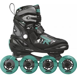 Roces Moody Girl Tif Jr Inline Rollers Παιδικά Μαύρα 400856-03