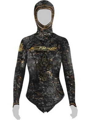 Epsealon Lotus Γυναικεία Μπλούζα Κατάδυσης Ξυρισμένη Neoprene με Επιστήθιο για Ψαροντούφεκο 3mm
