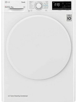 LG RH80V3AV0N Στεγνωτήριο Ρούχων 8kg A++ με Αντλία Θερμότητας