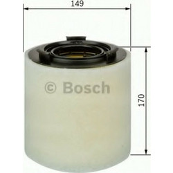 Bosch Φίλτρο Αέρα Αυτοκινήτου UniversalΚωδικός: F026400391