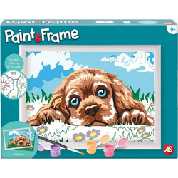 AS Company - Paint & Frame Ζωγραφίζω με Αριθμούς, Loving Puppy 1038-41012