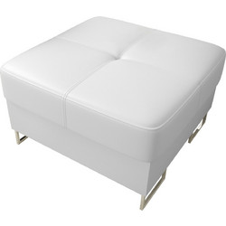 Πουφ Gelito plus LTHR -Leuko-70 x 70 x45
