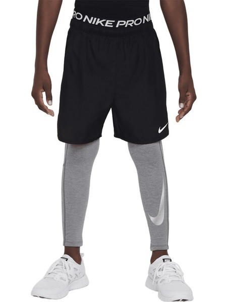 Nike Pro Warm Dri Fit Παιδικό Παιδικό Κολάν Γκρι DV3245-091