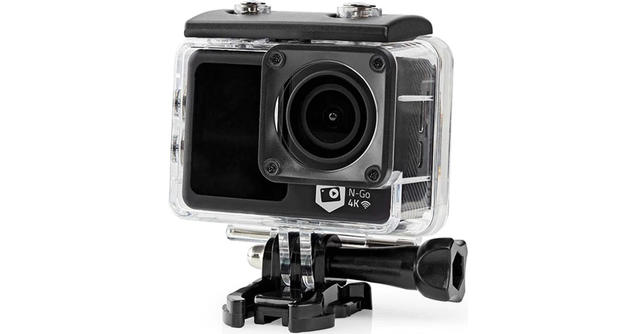 Nedis ACAM51BK Action Camera 4K Ultra HD με WiFi και Οθόνη 2" Μαύρη BestPrice.gr