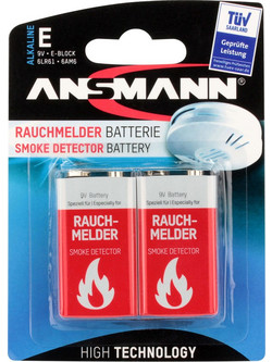 Ansmann Alkaline E 9V 2τμχ