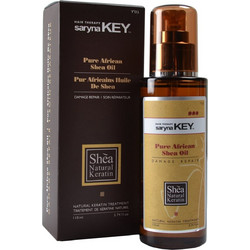 Saryna Key Curl Control Pure African Shea Ξηρό Λάδι Μαλλιών Κερατίνης για Επανόρθωση 105ml