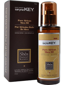 Saryna Key Curl Control Pure African Shea Ξηρό Λάδι Μαλλιών Κερατίνης για Επανόρθωση 105ml