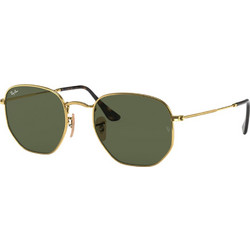 Ray-Ban RB3548N 001/58 Ανδρικά Γυαλιά Ηλίου Πολυγωνικά Μεταλλικά Χρυσά με Πράσινο Polarized Φακό