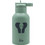 Ecolife Kids Animals Elephant Παιδικό Μπουκάλι Θερμός Ανοξείδωτο BPA Free με Καλαμάκι Πράσινο Mint 350ml