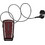 Fineblue F-V3 Ακουστικό Bluetooth In Ear Πέτου Red