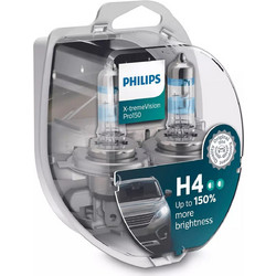 Philips H4 X-treme Vision Pro150 Αλογόνου 12V 60/55W 2τμχ
