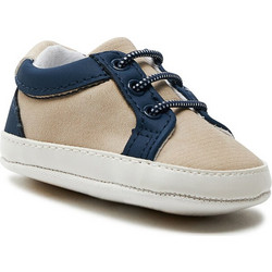 Mayoral Βρεφικά Sneakers Αγκαλιάς Μπεζ Navy Μπλε 24-09733-043