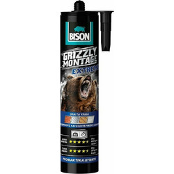 Bison Grizzly Montage Extreme Μονταζόκολλα 2 Συστατικών Λευκή 435ml 28554