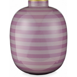PIP STUDIO - ΜΕΤΑΛΛΙΚΟ ΒΑΖΟ ΛΙΛΑ ΡΙΓΕ 32cm / 8,7ltr
