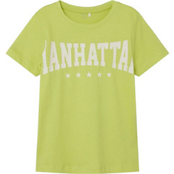 Name It Παιδικό T-Shirt Κοντομάνικο Lime 13226107