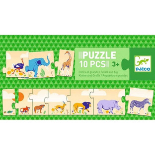 Παιδικό Puzzle Djeco Μεγάλο & Μικρό 10 Κομμάτια
