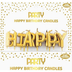 Κεράκια γεννεθλίων happy birthday 5Χ2 εκ 14-2310-015