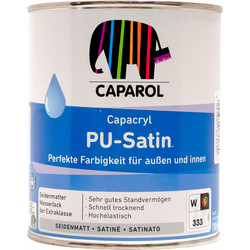 Caparol Capacryl PU-Satin Ριπολίνη Νερού Λευκή 0.75lt