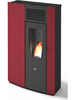 Eva Calor Perla 8 Slim Σόμπα Pellet Αερόθερμη