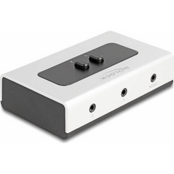 Switch Stereo Delock (88061) 2σε1 - Jack 3.5 mm 88061