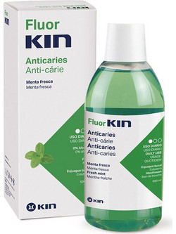 Kin Fluorkin Anticaries Enjuague Στοματικό Διάλυμα 500ml