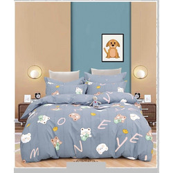 Mc Decor Σετ Παιδικά Σεντόνια Μονά Βαμβακερά 160x240 4930 Grey
