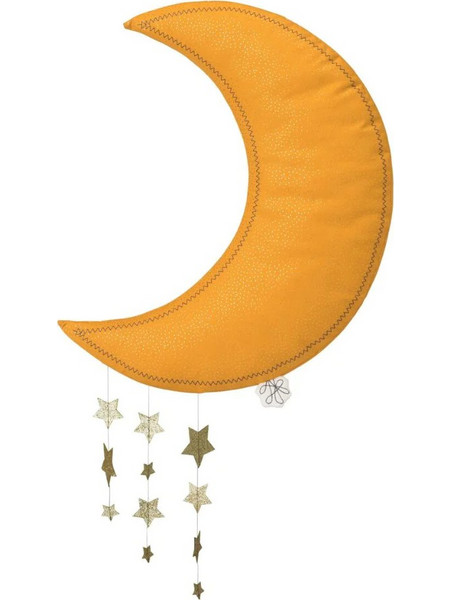 Picca Loulou Φεγγάρι Κίτρινο με Αστέρια 45cm 25.040.015