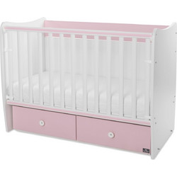 Lorelli Matrix New Πολυμορφική Κούνια για Στρώμα 60x120cm White Orchid Pink 10150490038A