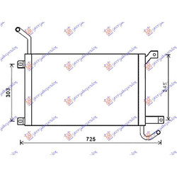 Ψυγειο Βοηθητικο 4.2 Supercharged Βενζινη (550x365x32) Range Rover Sport 05-13 - 690106315