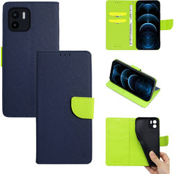 Θήκη Βιβλίο Sonique Trend Book για Xiaomi - Sonique - Σκούρο Μπλε / Λαχανί - Redmi A1