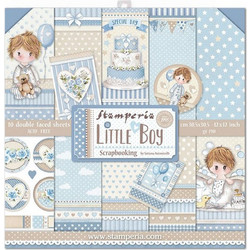 Stamperia 10 Χαρτιά Scrapbooking 30,5x30,5cm Διπλής Όψης Little Boy