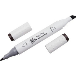 Μαρκαδόρος Διπλής Μύτης Mont Marte Art Marker GY7 Warm Grey (WG7 Warm Grey) MGRD0053