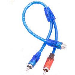 RCA Stereo Amplifier Cable 1 Male to 2 Female (Καλώδιο Ενισχυτή)