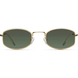 Meller Suku Gold Olive Ανδρικά Γυαλιά Ηλίου Ορθογώνια Μεταλλικά Χρυσά με Πράσινο Polarized Φακό