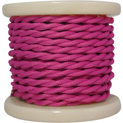 EL338004 | EL338004 | Textile Cable Τwist 2x0.75mm ρολλό 10mt - ΡΟZ