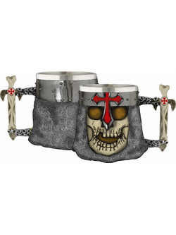 Ποτήρι Διακοσμητικό Tole10 Mug Templar Cross Skull 39418
