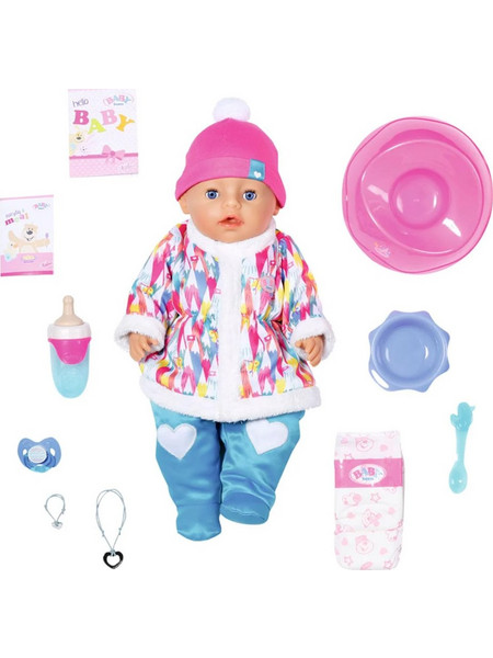 Zapf Creation Baby Born Soft Touch με Χειμερινά Ρούχα