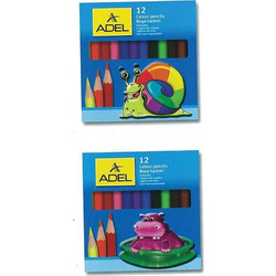 Adel Mini Ξυλομπογιές Σετ 12x12τμχ