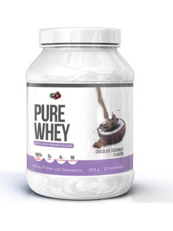 Pure Nutrition Pure Whey Chocolate Coconut Πρωτεΐνη Ορού Γάλακτος Γράμμωσης 908gr